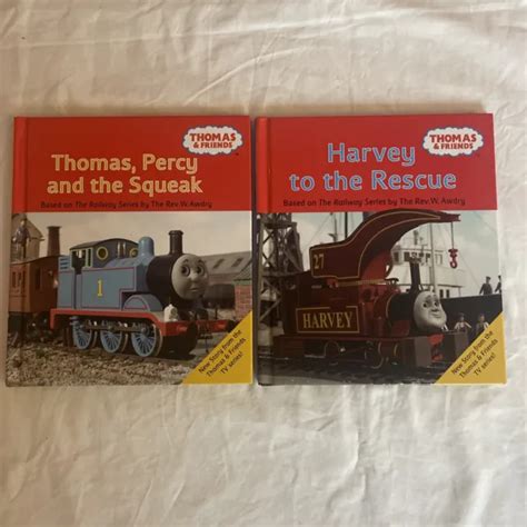 Thomas The Tank Engine Hardback Books Harvey To Rescue Thomas Percy Squeak £2 95 Picclick Uk