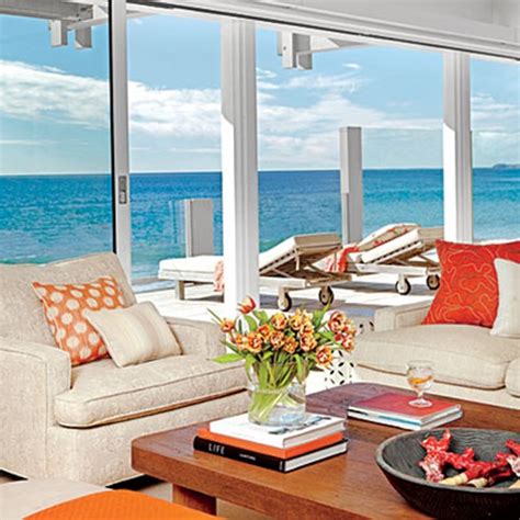 Breezy Beach Living Room Decorating Ideas Interior Design