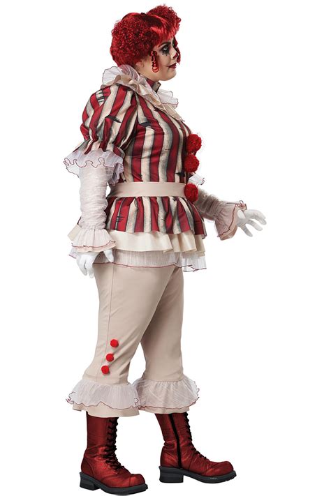 California Costume Sadistic Clown Plus Adult Women Clowns Halloween 8020131 Ebay