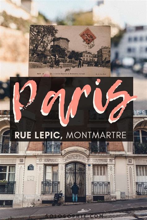Rue Lepic The Birthplace Of Renault Cars Is In Montmartre Heres A