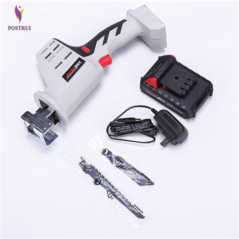21v Wood Angle Cutting Cordless Reciprocating Saw Kit Portable Electric