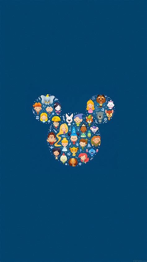 Wallpapers for iphone 6, 6 se & iphone 6 plus. ah22-disney-art-character-cute-illust - Papers.co