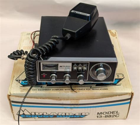 Vintage Midland Model 13 882c Cb Radio 23 Channel Ebay