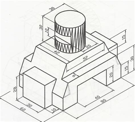 Tutorial 14 3d Engineering Drawing 1 Auto Cad Grabcad