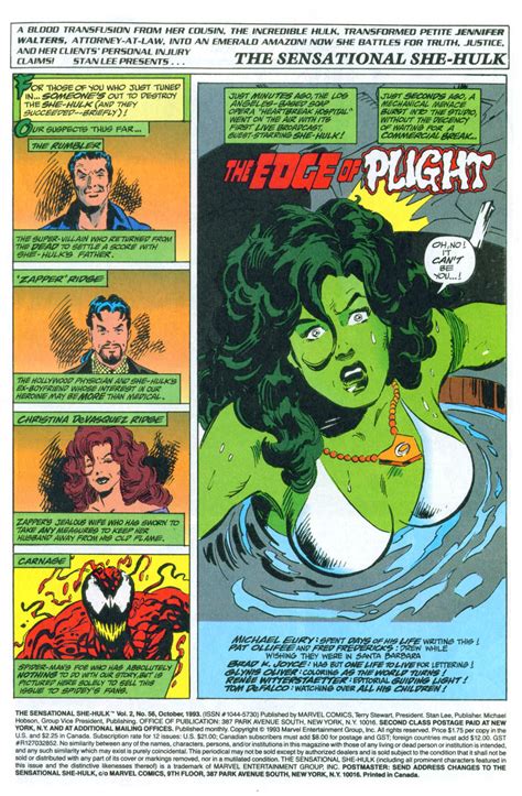 Read Online The Sensational She Hulk Comic Issue 56