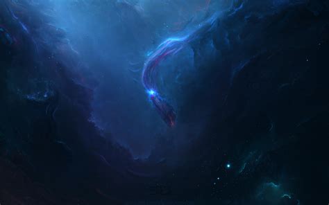 Neon Space Nebula 4k Hd Artist 4k Wallpapers Images
