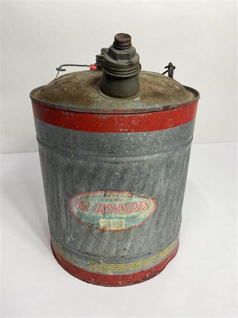 Auction Ohio Old Ironsides Gas Can Used