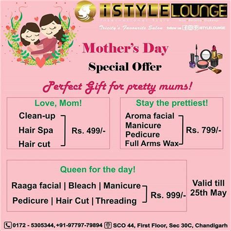 This Mothers Day Pamper Your Mother With Special Beauty Packages Available At Tricitys