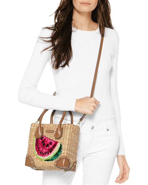 Michael Michael Kors Malibu Medium Woven Messenger Handbags