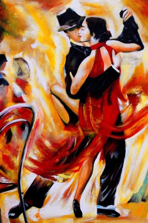 Painting Couple Dance Beautiful Dance Moves Painting For Gym Hallway