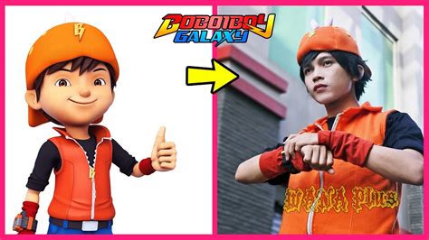 Boboiboy Galaxy In Real Life 💥 All Characters 👉wanaplus Youtube