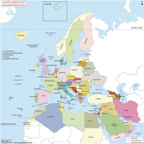 Exploring The Map Of Europe And North Africa In 2023 Map Of The Usa
