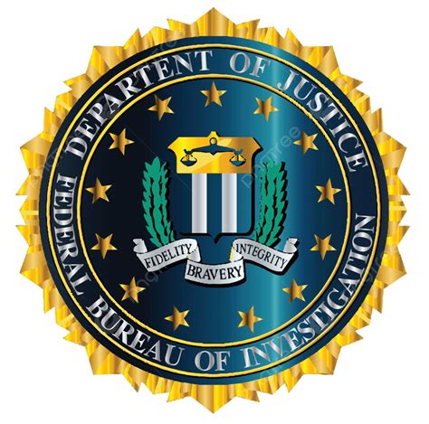Fbi Seal Mockup Bureau Federal Badge Vector Bureau Federal Badge Png