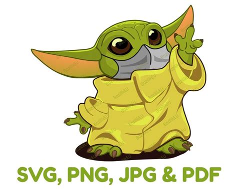 Free baby yoda too cute i am svg files. Baby Yoda SVG Mask Printable Bundle Mandalorian Baby SVG ...