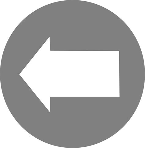 Arrow Left Pointing West Png Picpng