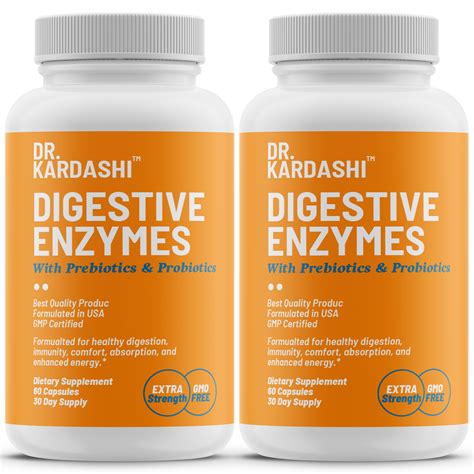 digestive enzymes  prebiotics probiotics supplement natural