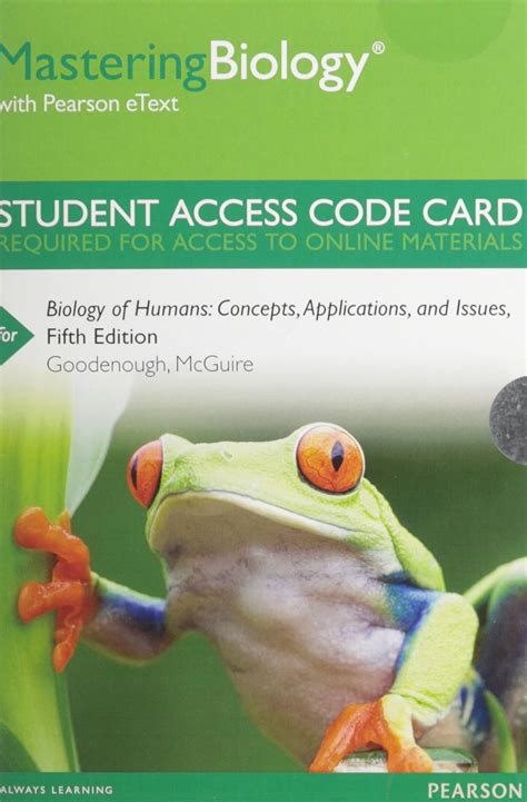 Amazon Masteringbiology With Pearson Etext Standalone Access Card