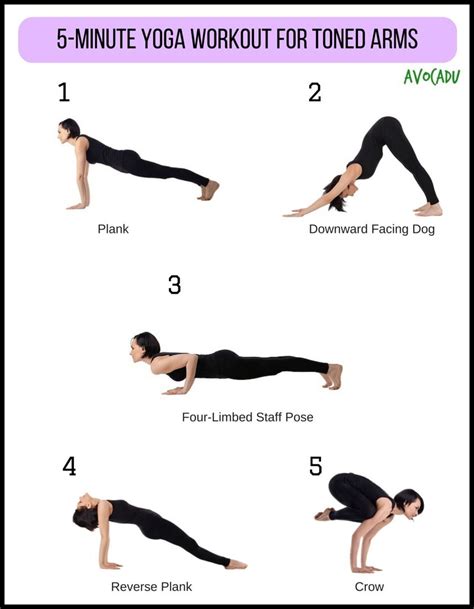 5 Minute Power Yoga Workout For Toned Arms Avocadu Hatha Yoga