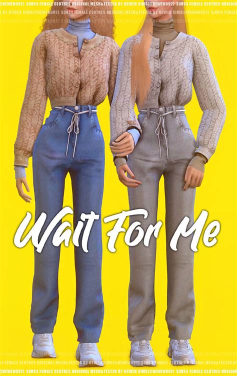 Wait For Me Female Clothes Set By Newen Sims 4 Updates