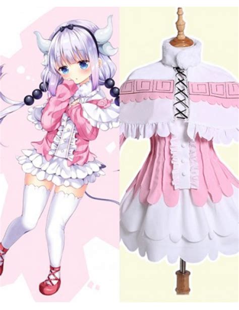 Miss Kobayashis Dragon Maid Kanna Kamui Cosplay Costume Lolita Dress