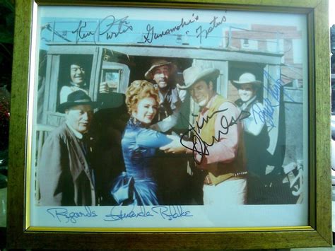 Gunsmoke Full Cast Signed Autographed 8x10 Framed Rp Photo James Arness