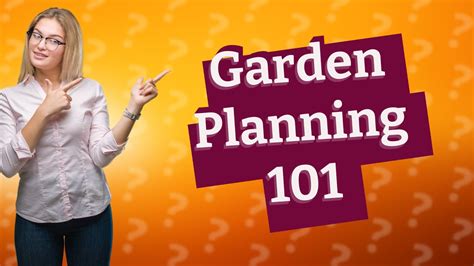 How Can I Plan My Vegetable Garden Youtube