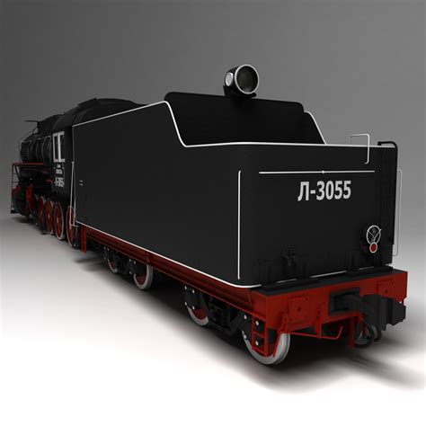 蒸汽机车 3d模型 119 Max Free3d