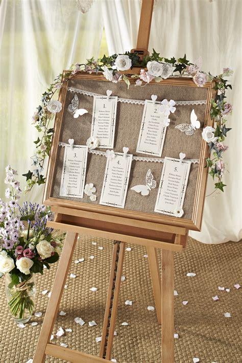 Check prices, request quotes and find the best wedding decorations for your special events: DIY Vintage Wedding Table Chart - Hobbycraft Blog
