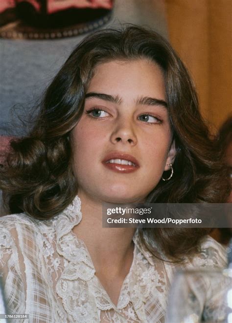 American Actress And Model Brooke Shields Circa 1980 Shields Rose