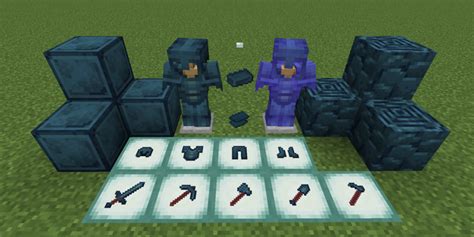 Blue Netherite Texture Pack