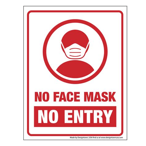 No Mask No Entry Signs Free Images And Photos Finder
