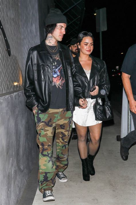 Demi Lovato With Her Babefriend Jutes Seen At Crossroads Kitchen In LA GotCeleb