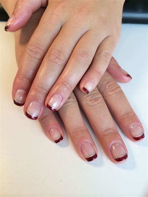 Glamed Up Shellac French Manicure Nails By Cheryl French Manicure