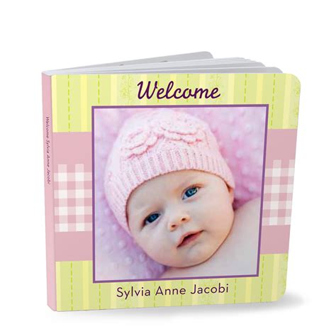 Personalized Baby Girl Board Book Photo Book That Will Be A Keepsake