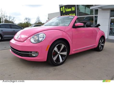 2013 Volkswagen Beetle Turbo Convertible In Custom Pink 804430 Auto