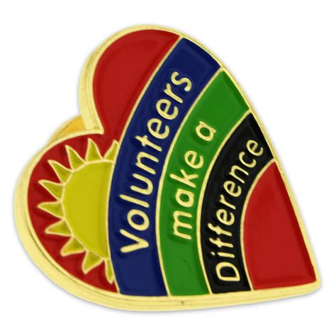 Volunteers Make A Difference Pin Pinmart