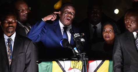 Zimbabwe Crisis Emmerson Mnangagwa Sworn In As President After Robert Mugabe Resigns