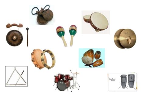 Rebana, drum, tamborin, kastanyet, triangle, gendang alat musik melodis : 10 Jenis dan Contoh Gambar Alat Musik Ritmis yang Ada di Dunia