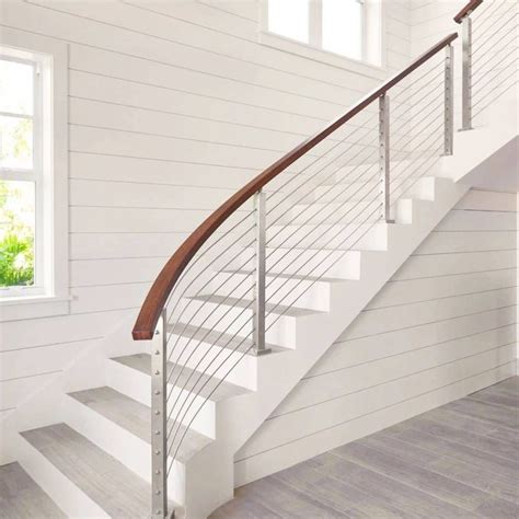 Diy Cable Stairs Railing Kit In 2021 Stair Railing Kits Cable Stair