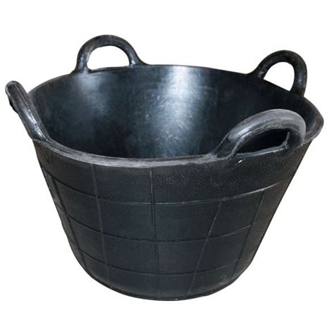Rubber Bucket Wfour Handles 40l