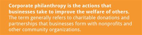 Corporate Philanthropy The Complete Guide For Businesses