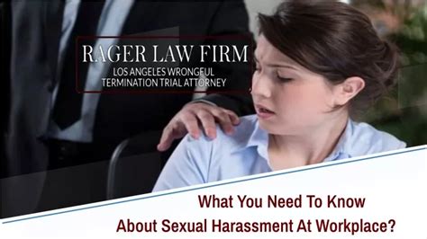 ppt what you need to know about sexual harassment at workplace powerpoint presentation id