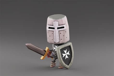 Tiny Knights Low Poly Characters