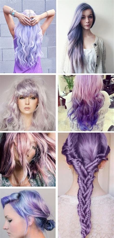 Pastels Purple Blue Lilac Hair Purple Hair Hair Styles