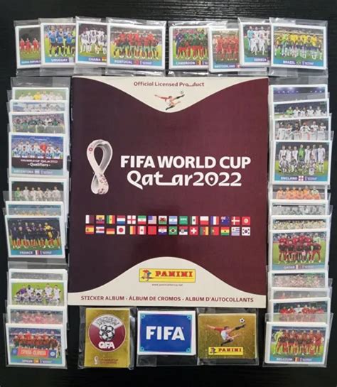 Panini Fifa World Cup Qatar 2022 Complete White Set 670 Sticker