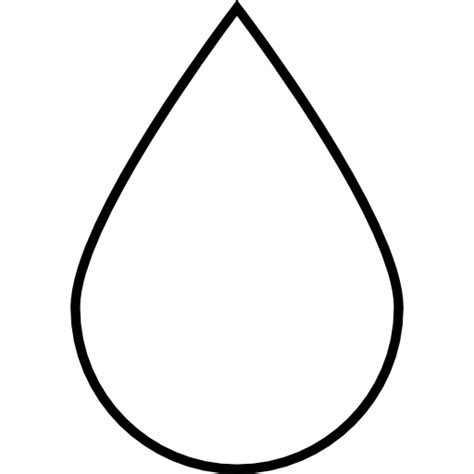 Dibujos del dã­a del agua para colorear. gota de agua - Iconos gratis de formas