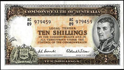 10 Shillings Commonwealth Bank Australia Numista