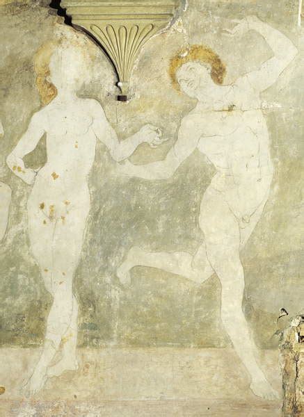 Tanzender Akt Von Antonio Del Pollaiuolo Oder Antonio Benci Um 1431