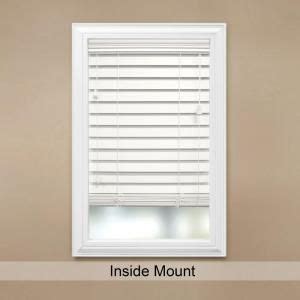 Shop blinds express' selection of faux wood blinds. Home Decorators Collection White 2-1/2 in. Premium Faux ...