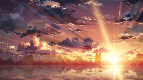 Anime Sunset Wallpapers Top Free Anime Sunset Backgrounds WallpaperAccess